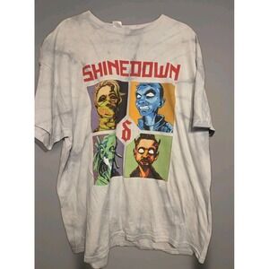 Shinedown My Monster Are Real Tour T Shirt 2022-23 Size 2XL Concert Band Grunge